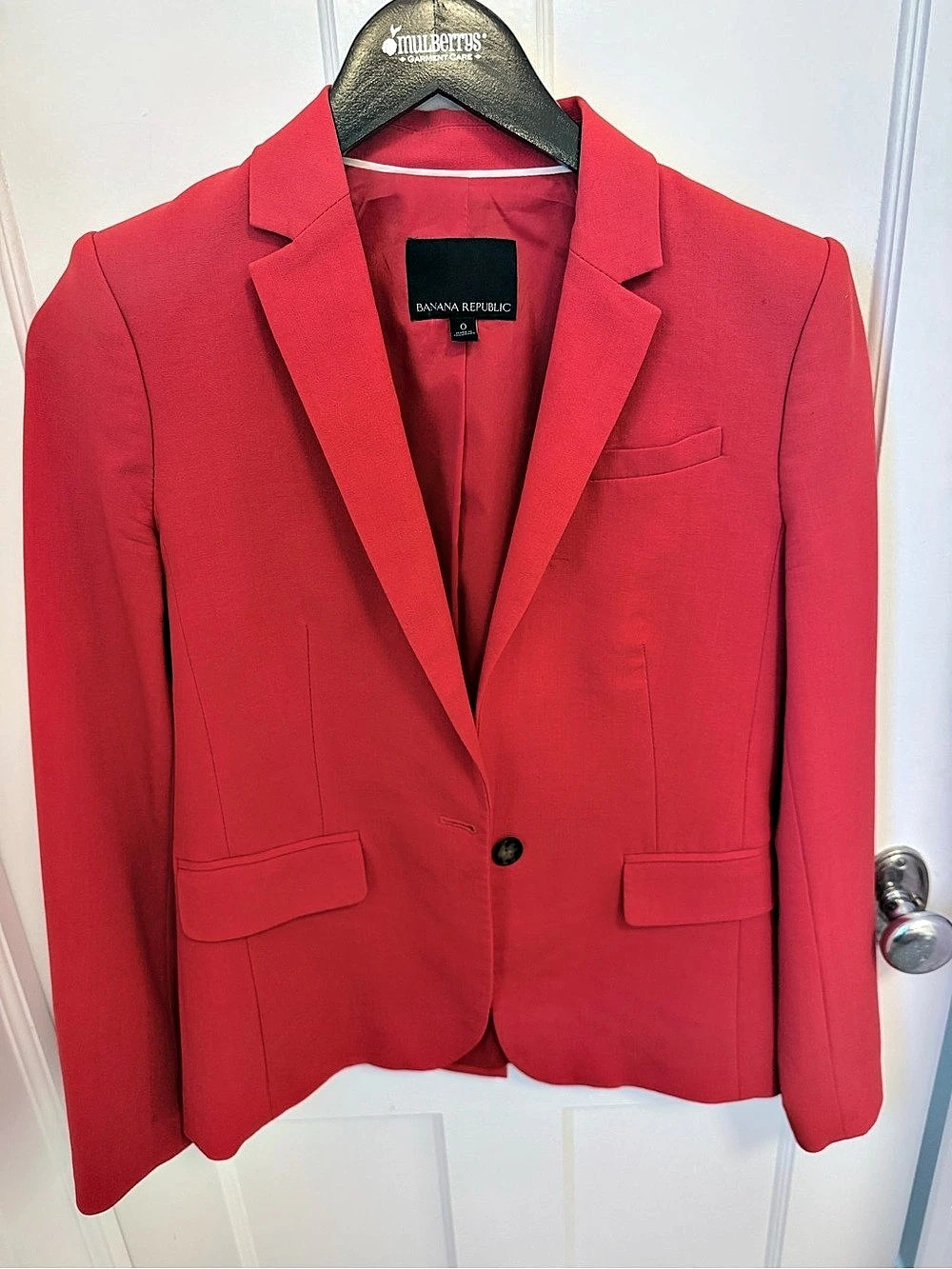 Banana Republic Red Blazer Size 0 EUC